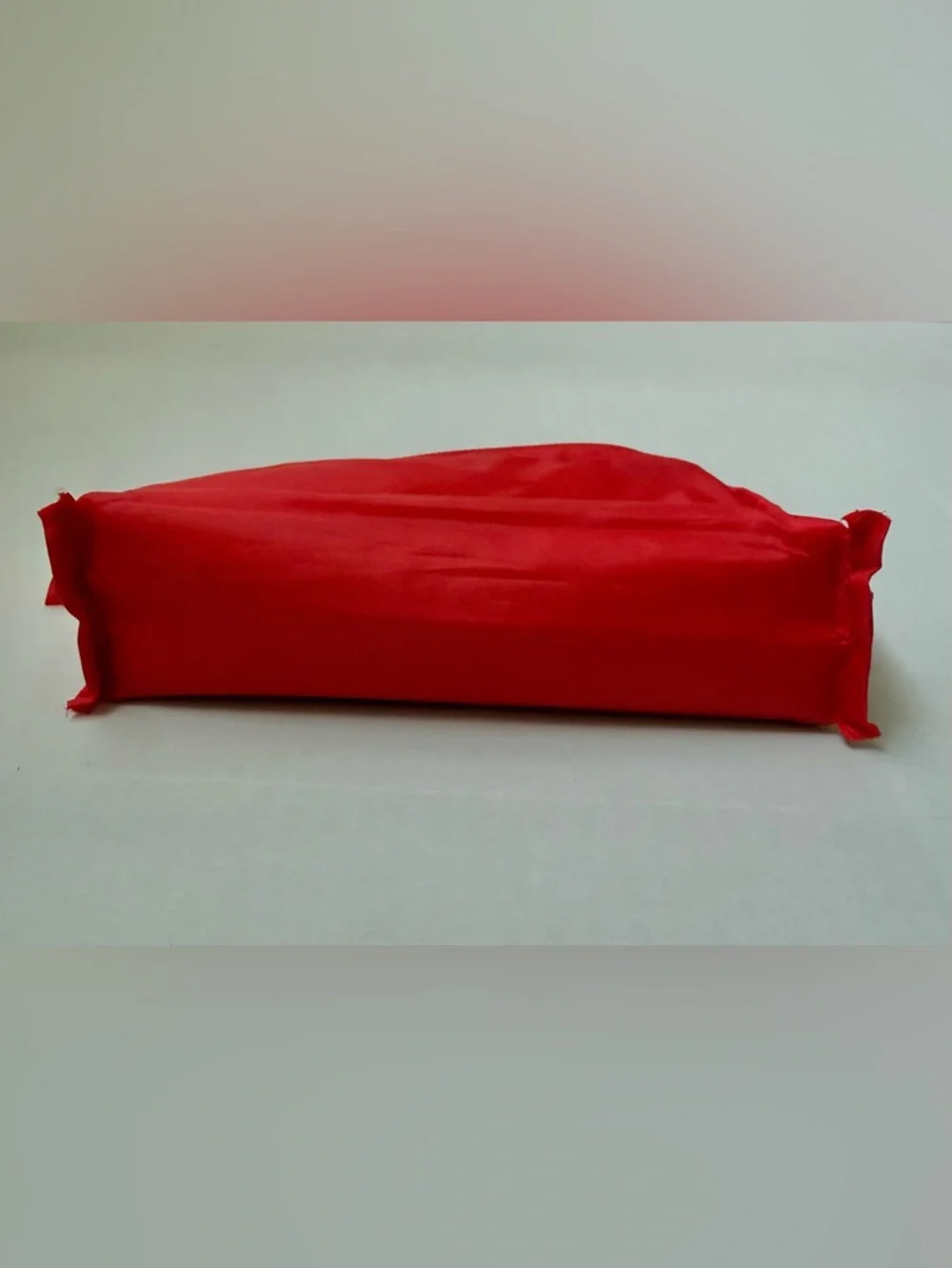 Clinique x Jonathan Cohen Zip Top Cosmetic Bag Red to Pink Ombre Striped